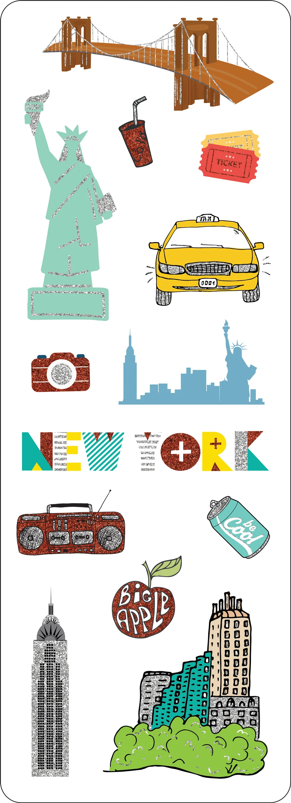 New York City Sticker Set - Image 5