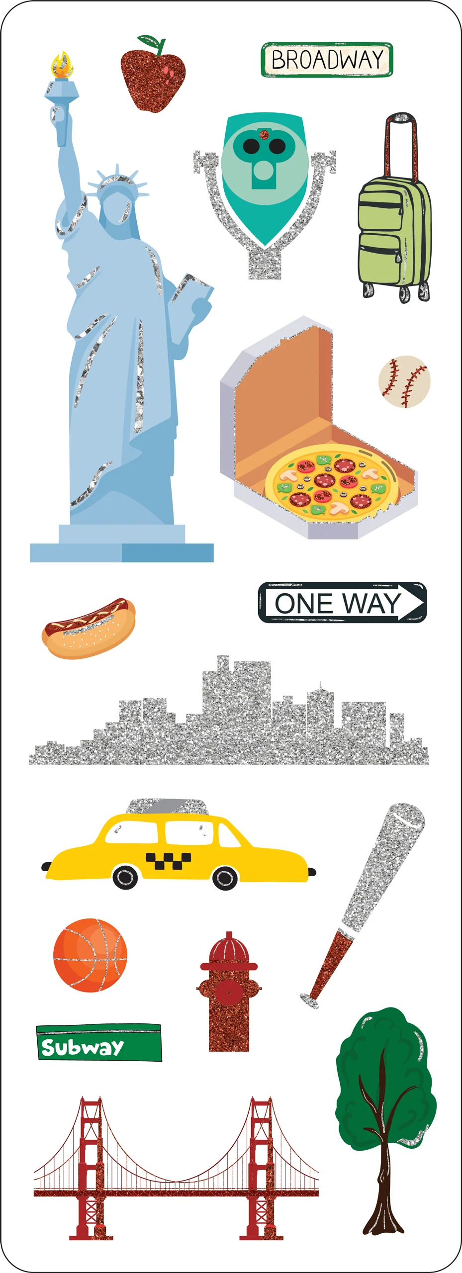New York City Sticker Set - Image 6