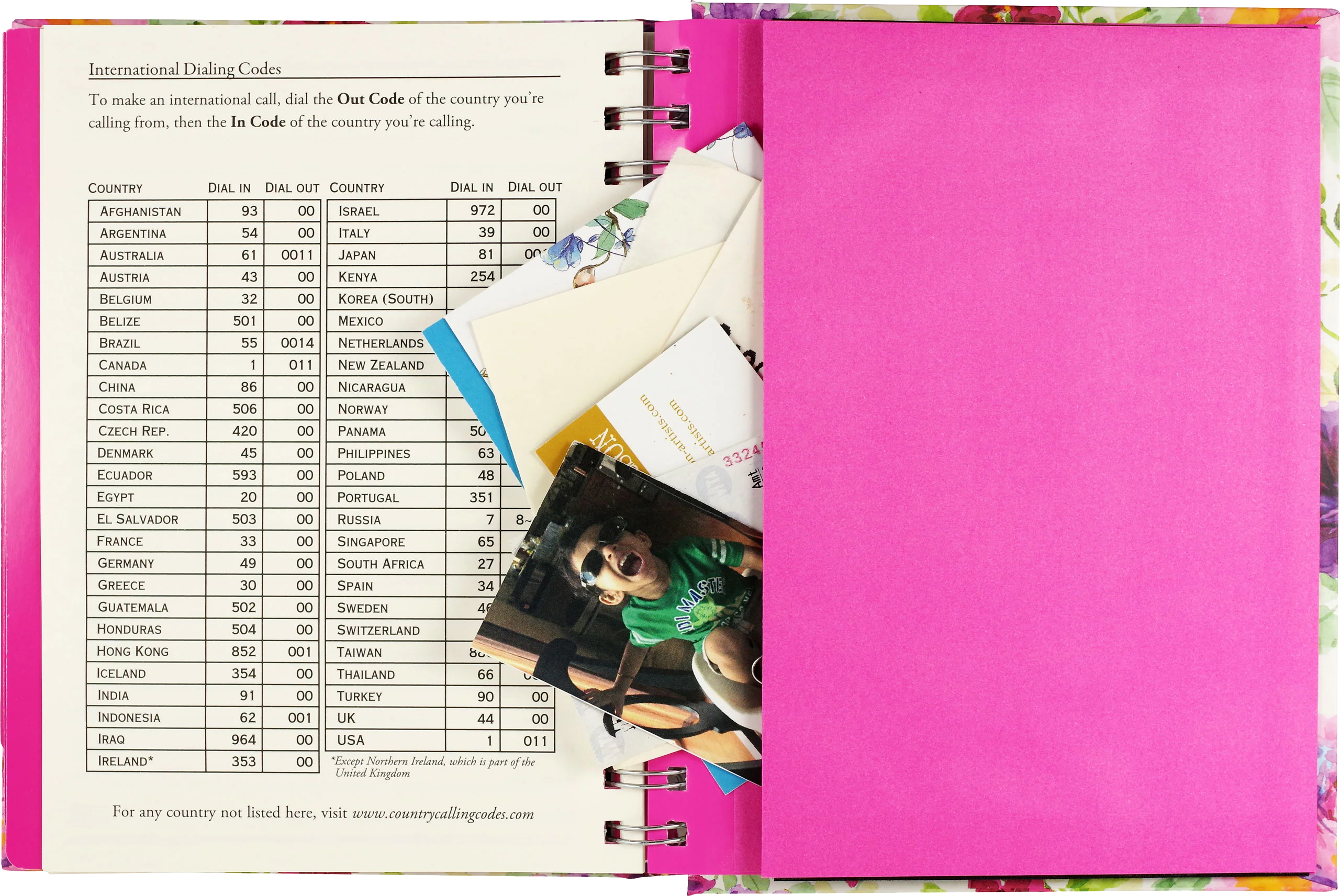 Peony Garden Large Address Book - Image 3