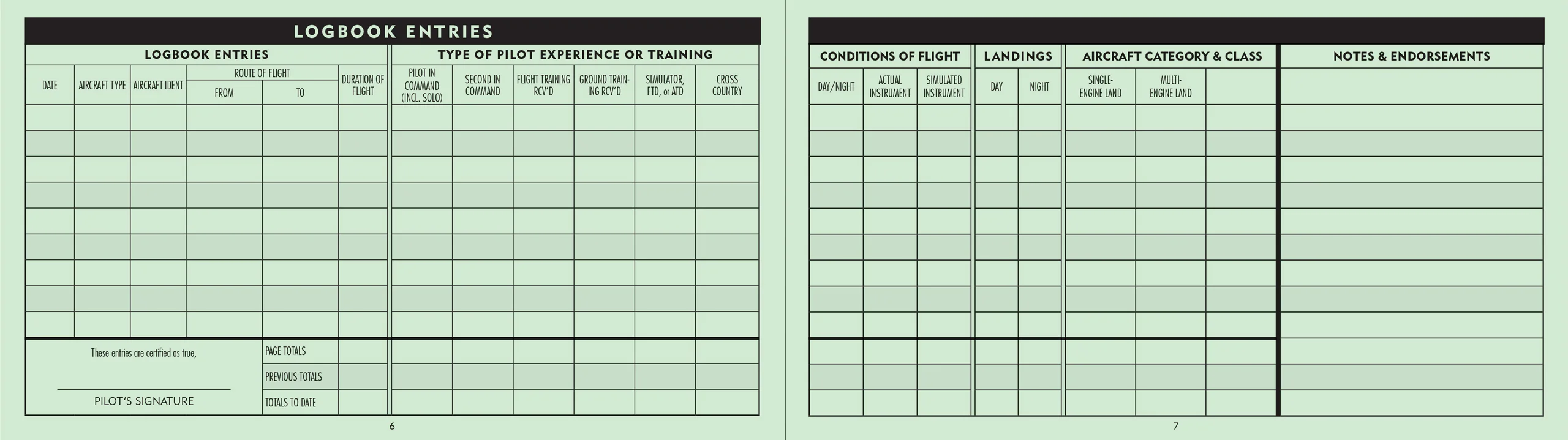 Pilot Log Book - Image 3