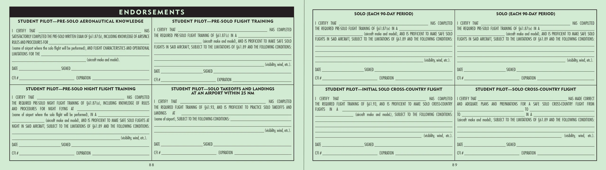 Pilot Log Book - Image 4