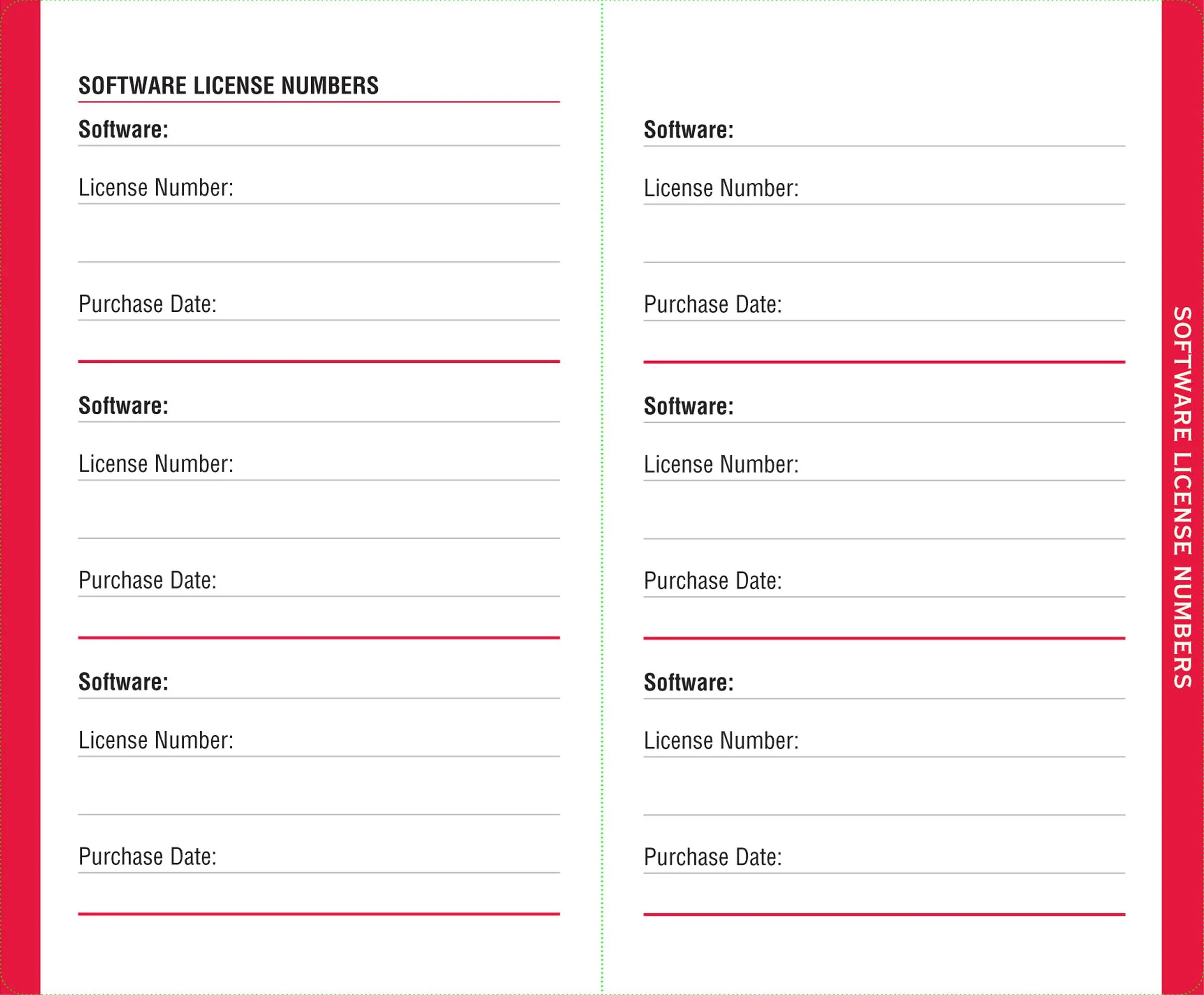 Pocket Internet Address & Password Logbook - Image 4