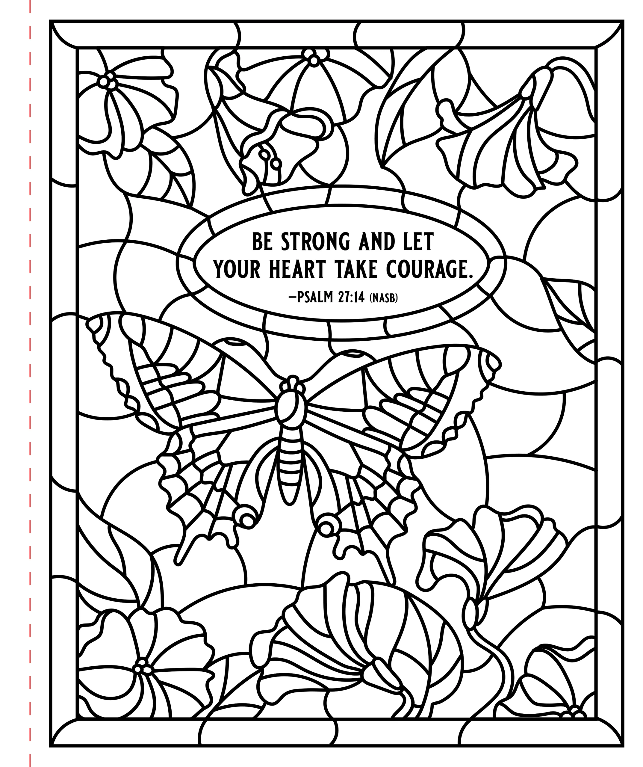 Psalms Large Print Coloring Book - Psalms - Image 6
