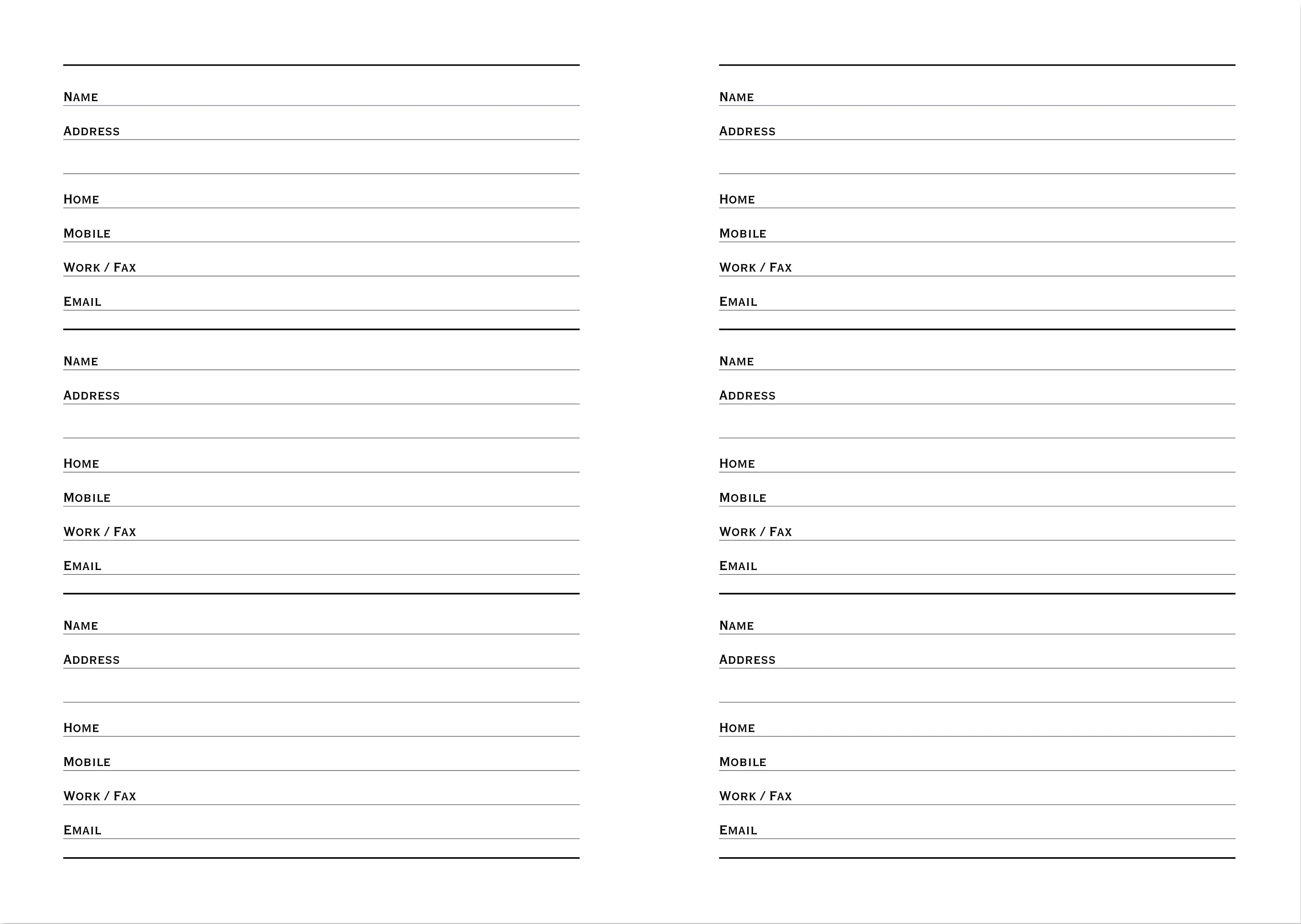 Rose Garden Large Address Book - Image 3