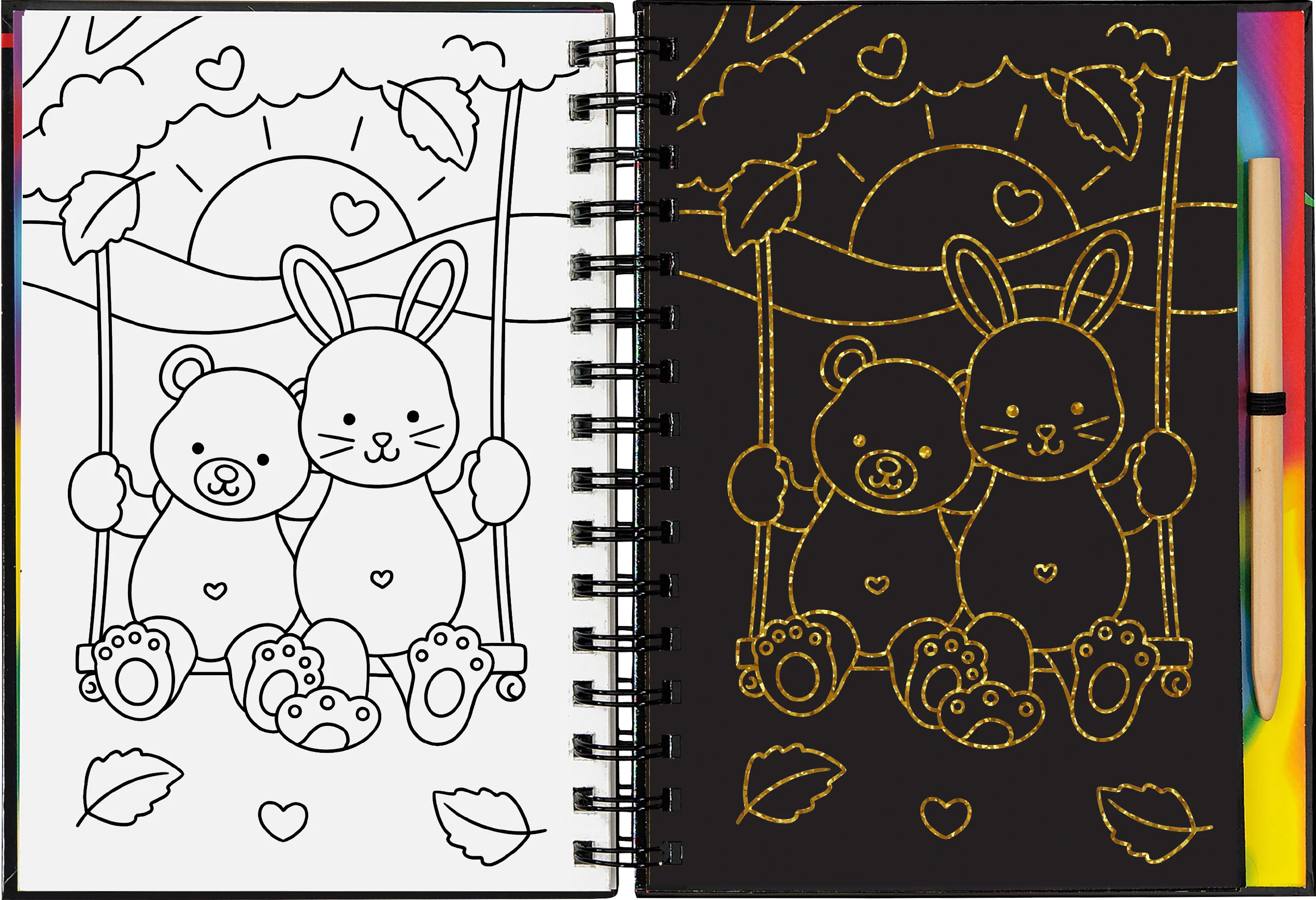 Scratch & Sketch Cozy Animals - Image 3