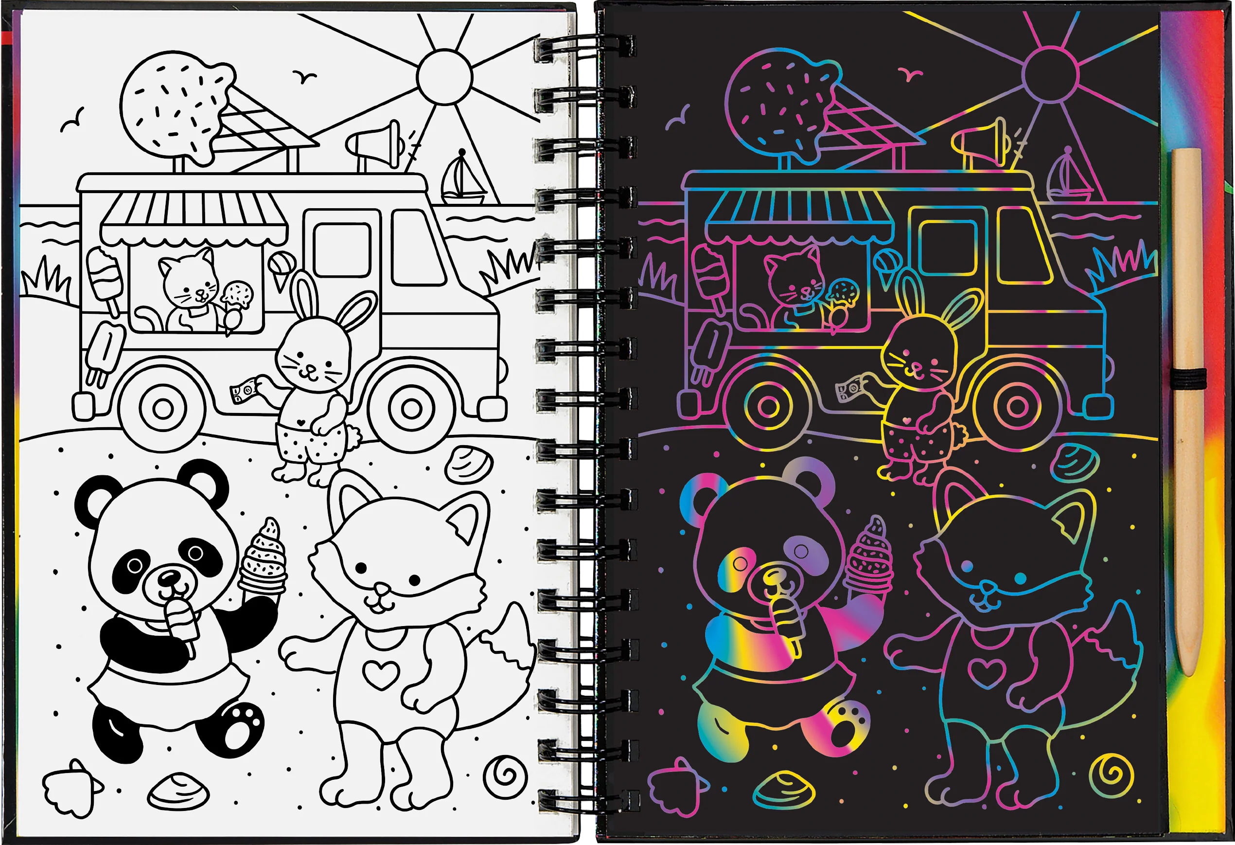Scratch & Sketch Cozy Animals - Image 4