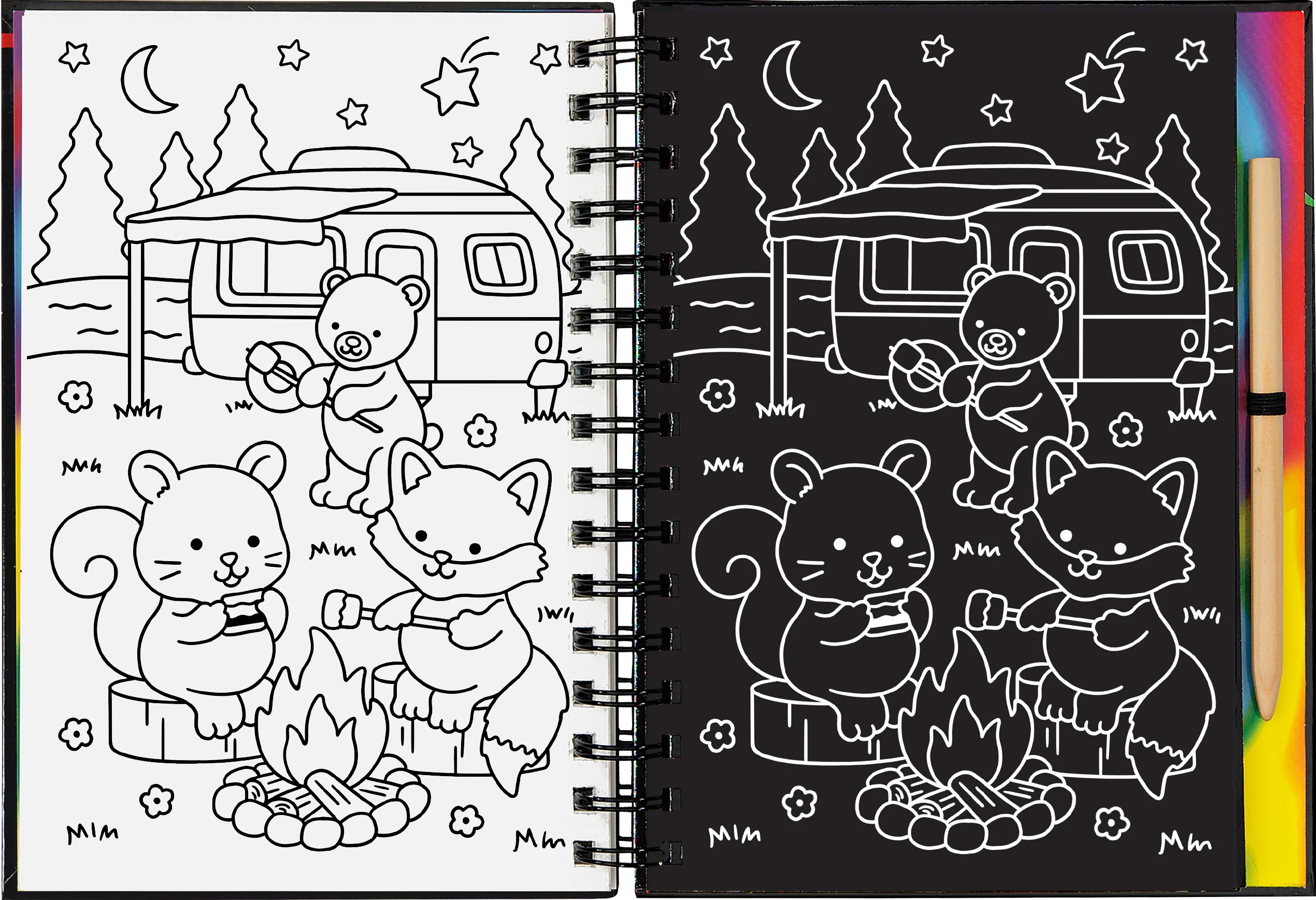 Scratch & Sketch Cozy Animals - Image 5