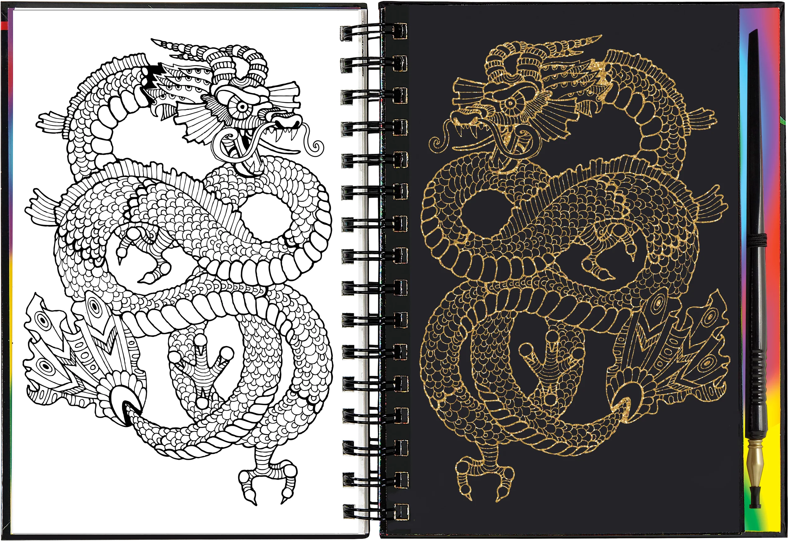 Extreme! Scratch & Sketch Dragons - Image 3