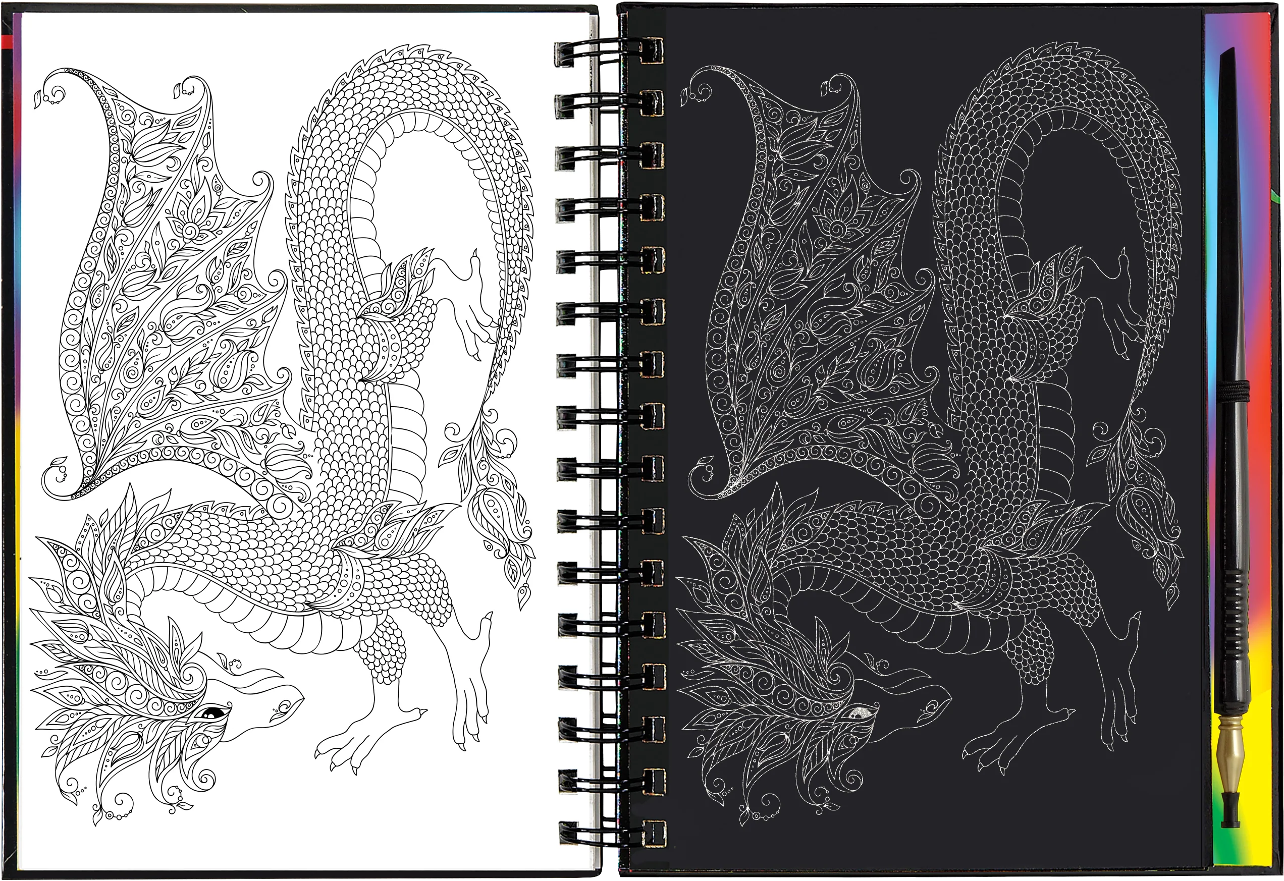 Extreme! Scratch & Sketch Dragons - Image 4