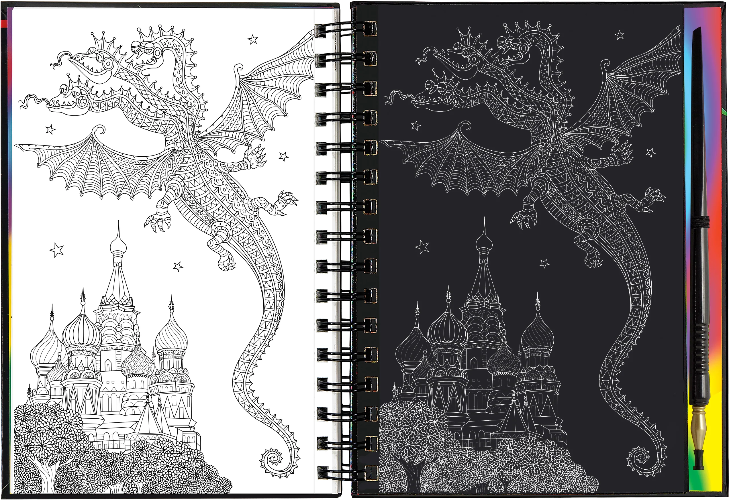 Extreme! Scratch & Sketch Dragons - Image 6