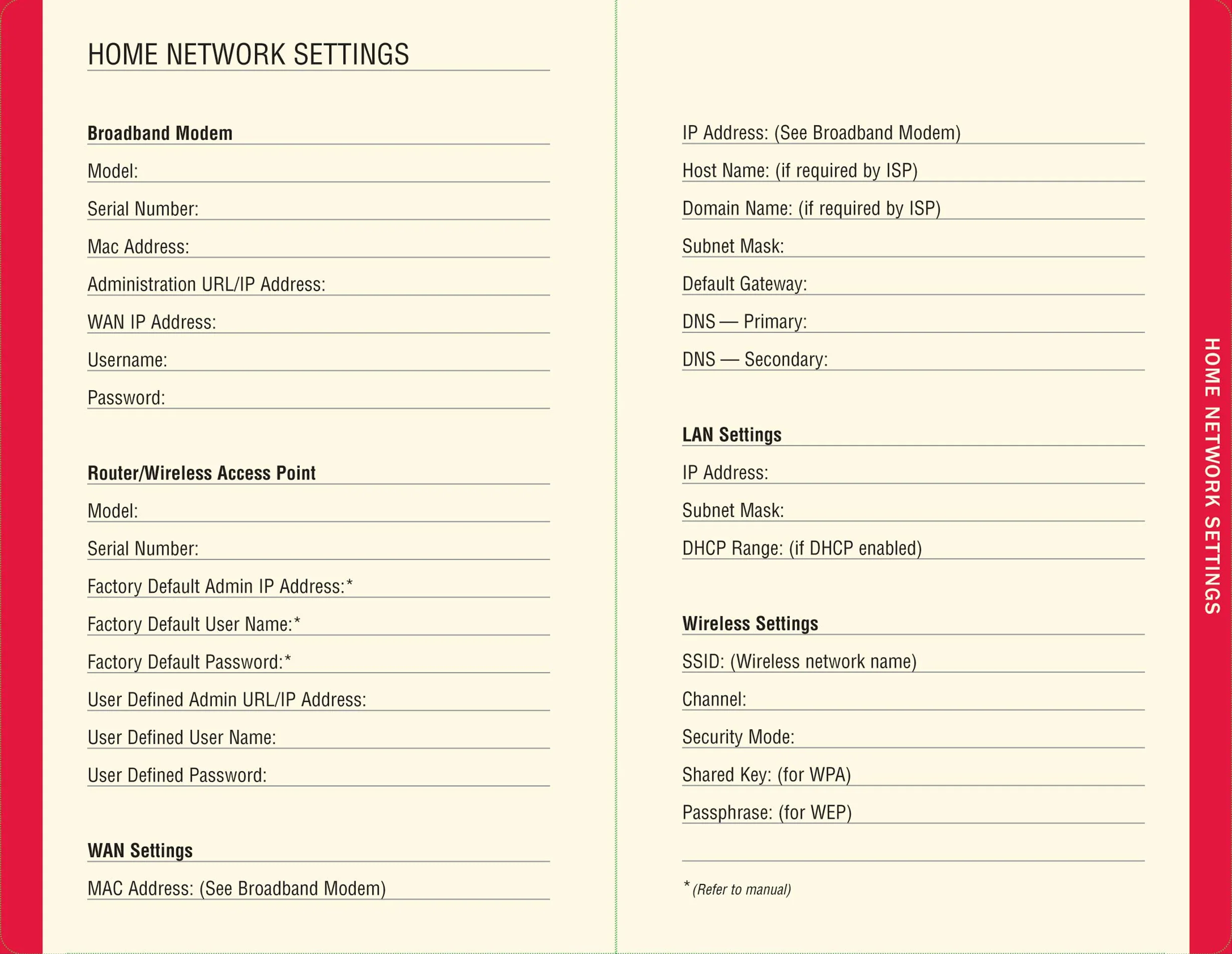 The Personal Internet Address & Password Logbook (Black) - Image 3