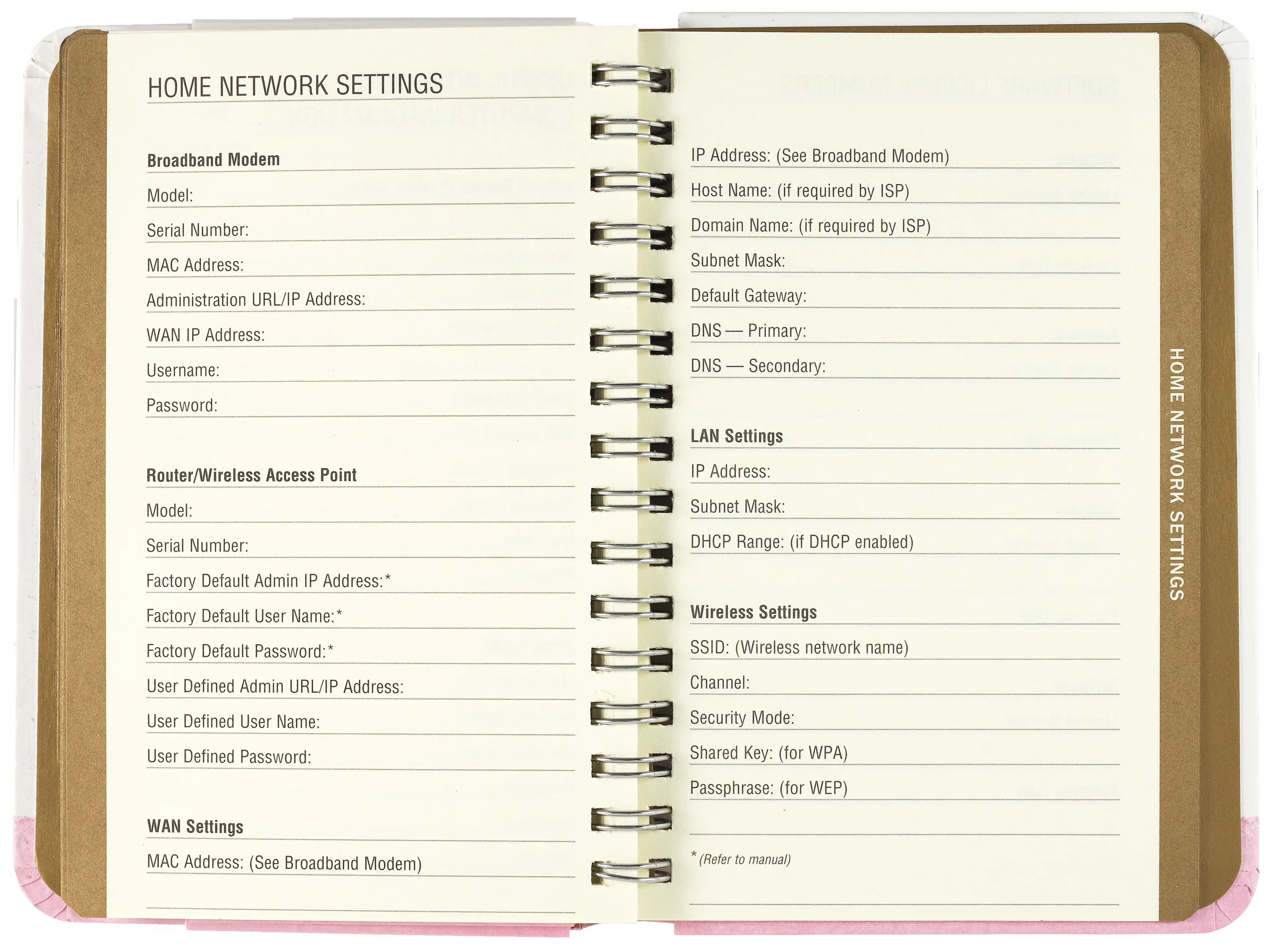 Tree of Hearts Internet Address & Password Logbook - Image 3