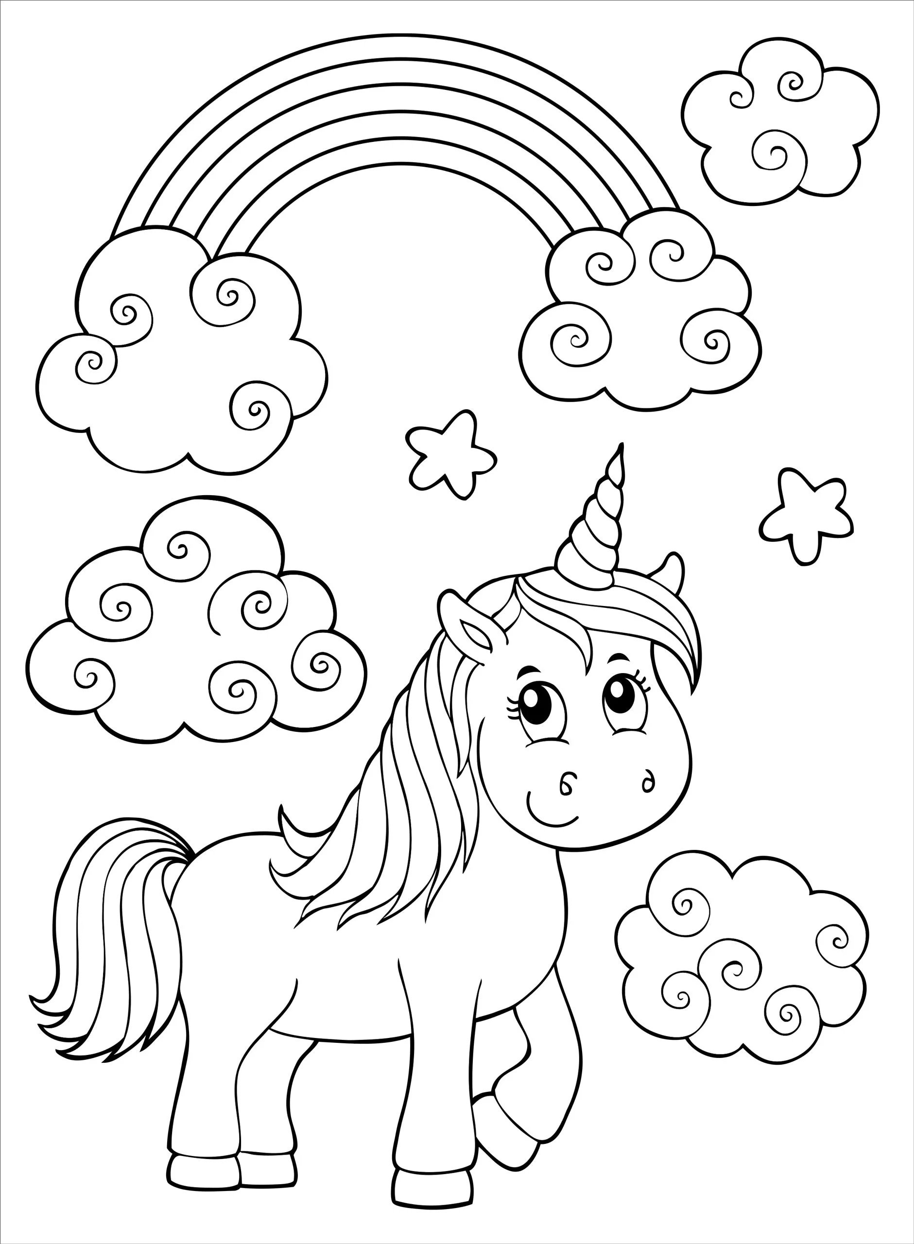 Unicorns Coloring Book! - Image 4