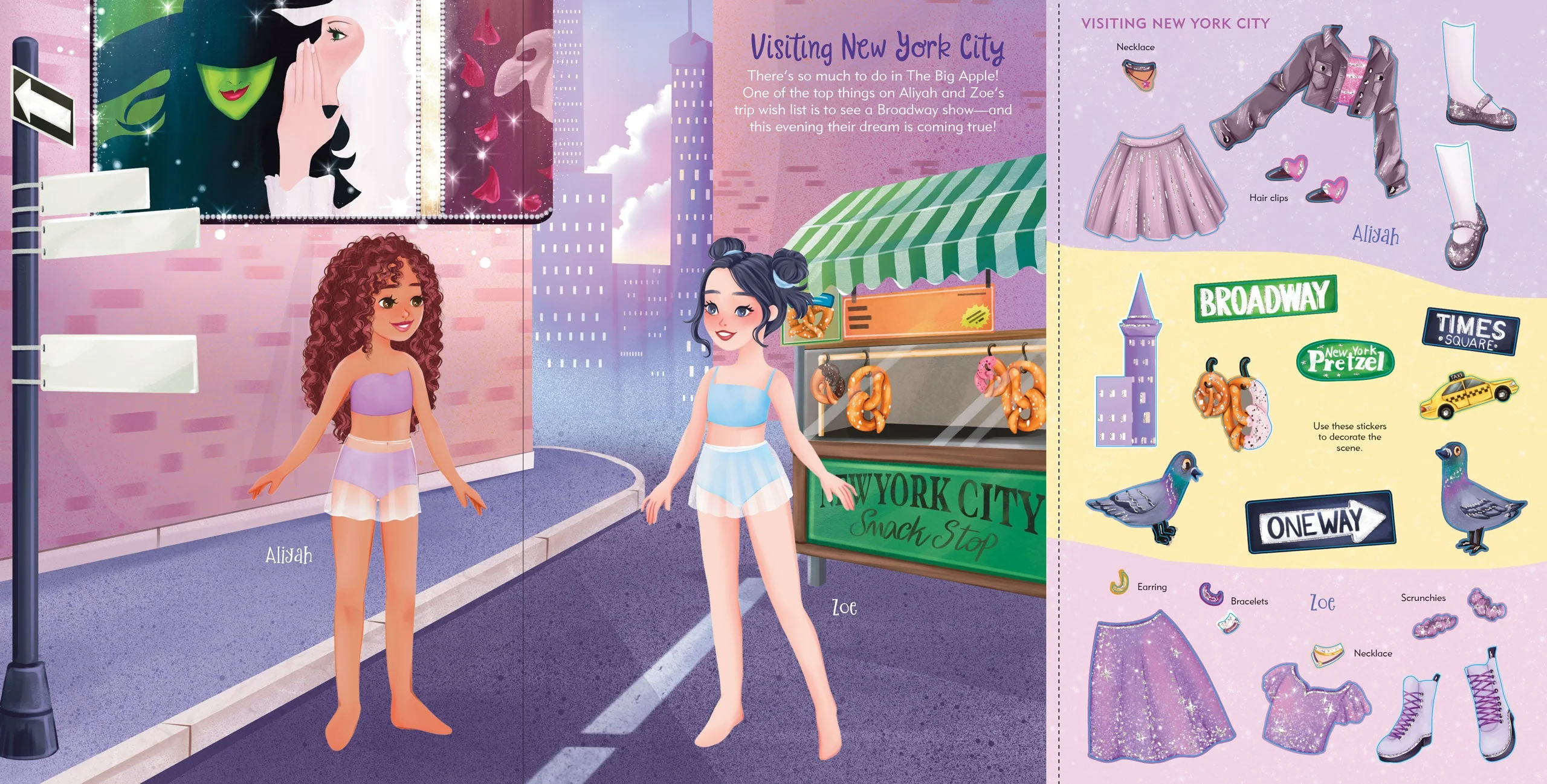Vacation Sticker Doll Dress-Up Book - Image 5