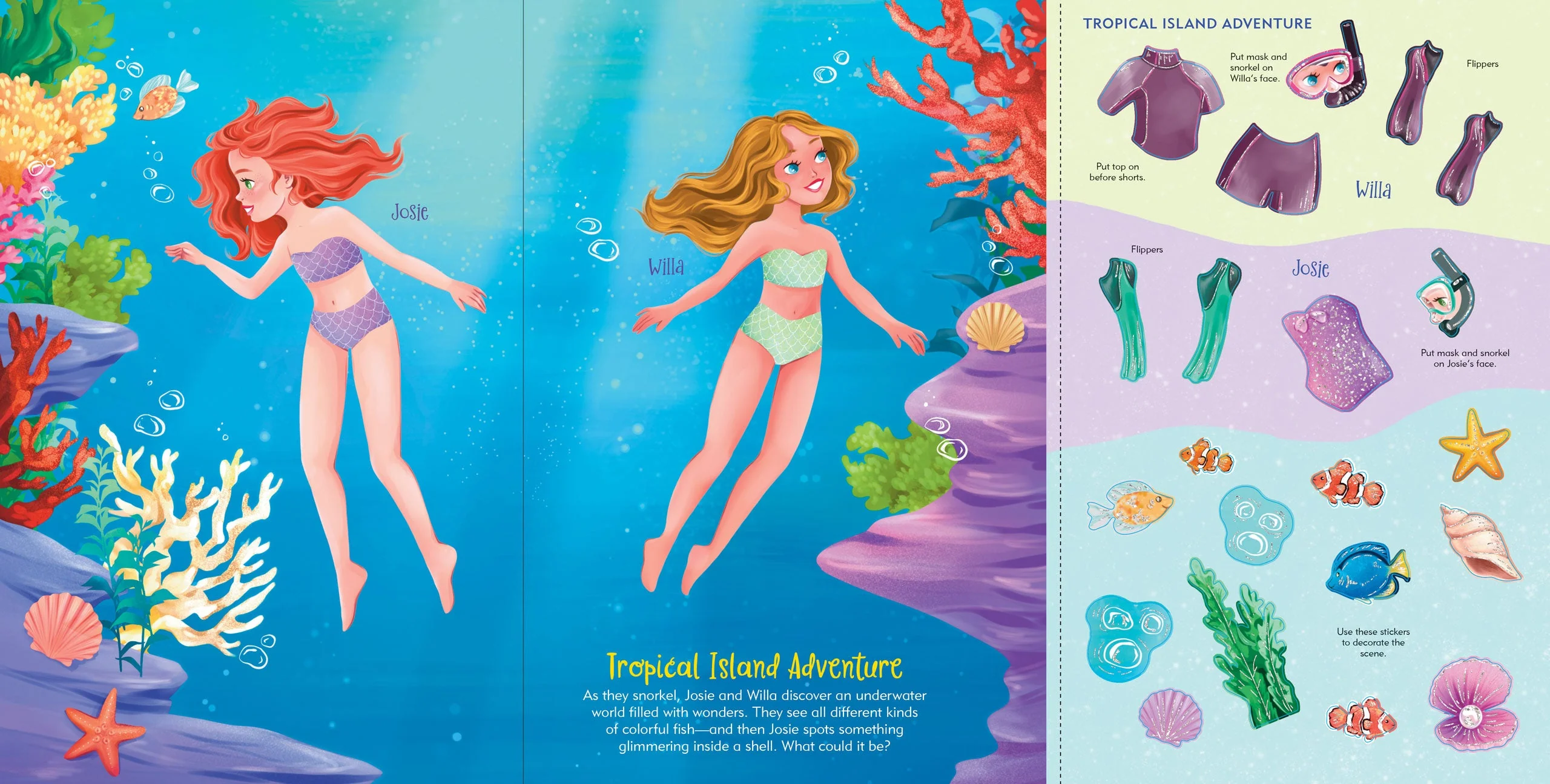 Vacation Sticker Doll Dress-Up Book - Image 6