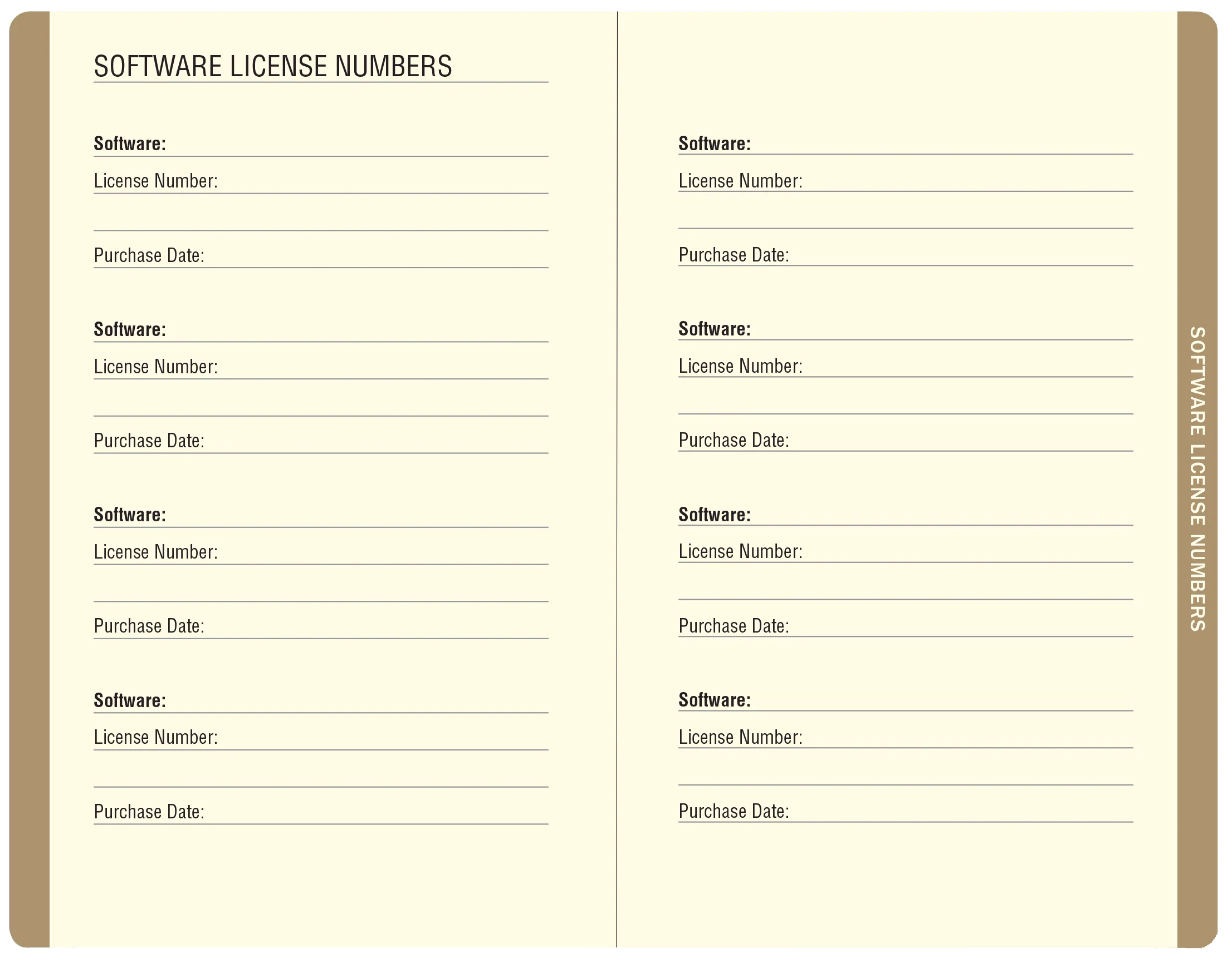 Watercolor Sunset Internet Address & Password Logbook - Image 4