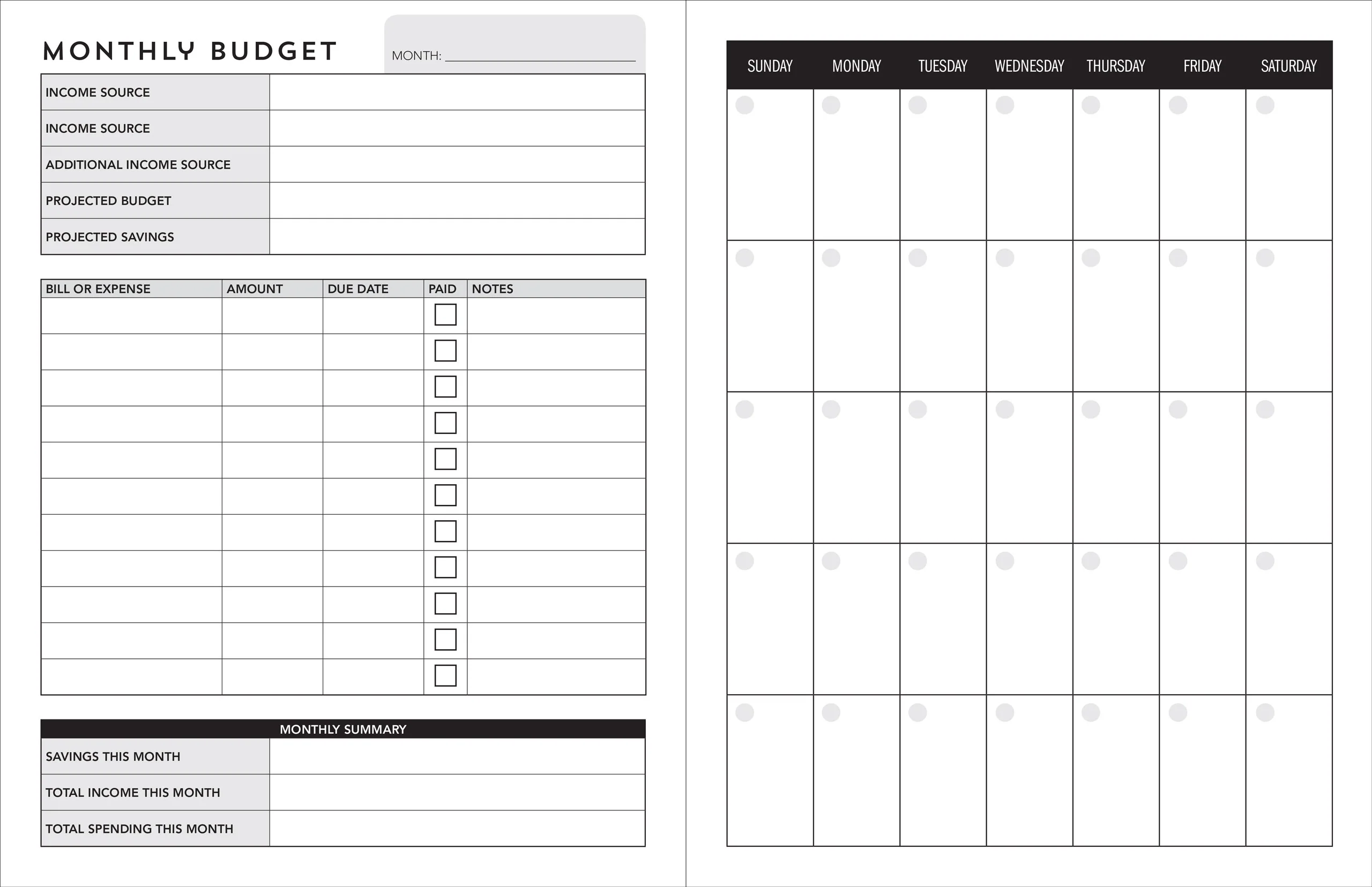 Weekly Budget Planner - Image 3