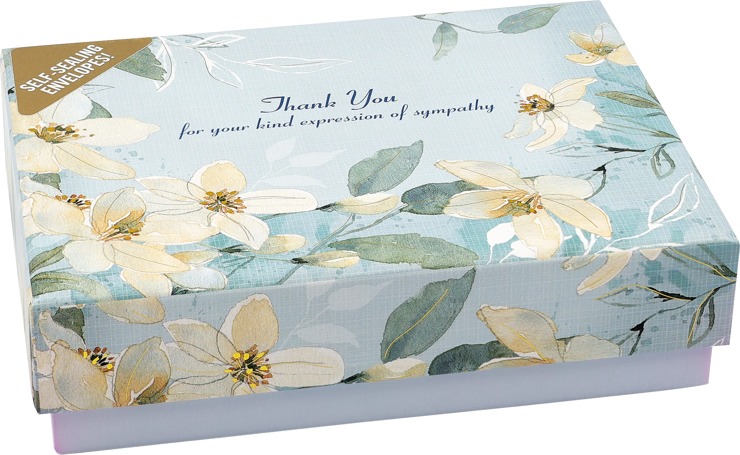 White Jasmine Sympathy Thank You Notes - Image 4